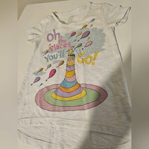 Dr Suess 2t Tshirt "Oh The Places You'll Go"